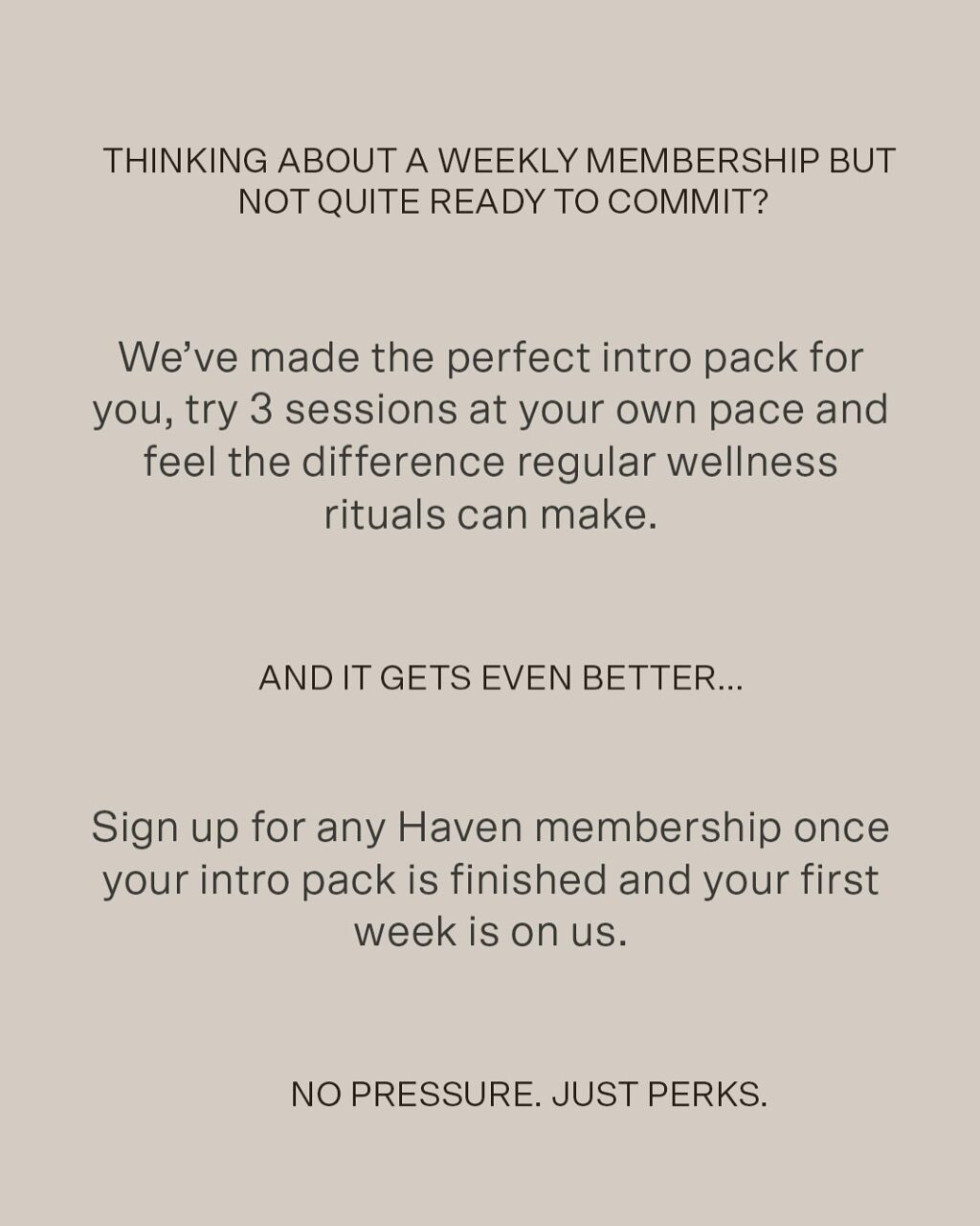 Instagram post from havenwellness.au. This post is in position 1.